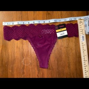 No Boundaries Micro and Lace Thong.